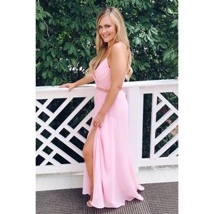 🎉HOST PICK!🎉 Pink Christina Wu Gown, Bridesmaid/Formal/Prom/Pagent, Size 10